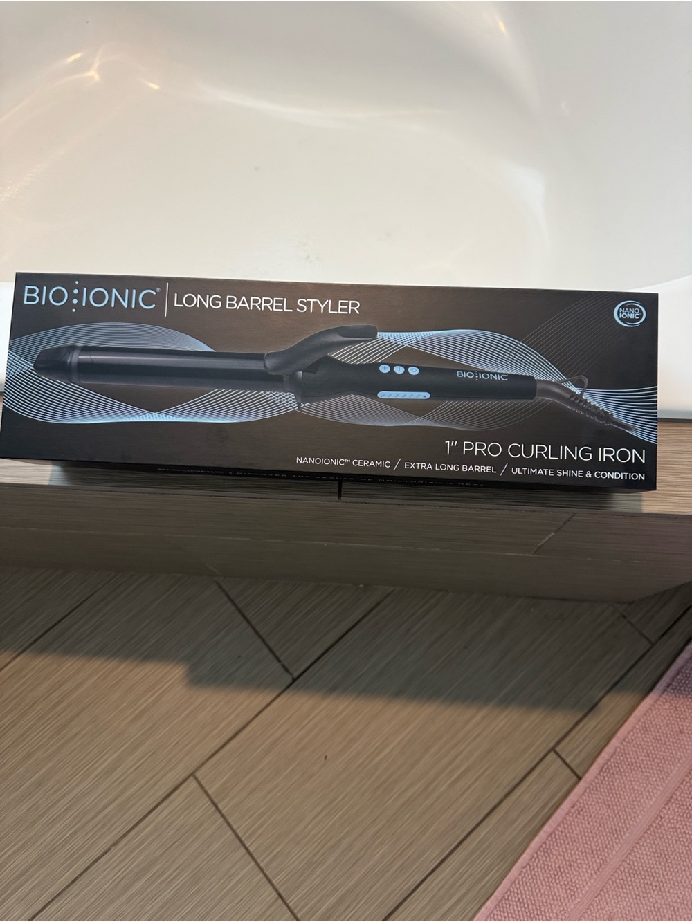 Bio Ionic 1" Pro Curling Iron - Black